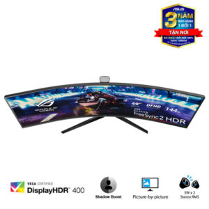 Màn hình Asus ROG Strix UltraWide XG49VQ (Màn gaming/ 49Inch/ Màn cong/ WQUXGA (3840x2400)/ 4ms/ 144Hz/ 450cd/m2/ VA/ Loa (5Wx2))
