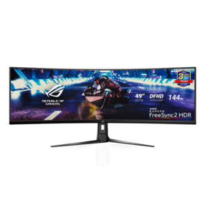 Màn hình Asus ROG Strix UltraWide XG49VQ (Màn gaming/ 49Inch/ Màn cong/ WQUXGA (3840x2400)/ 4ms/ 144Hz/ 450cd/m2/ VA/ Loa (5Wx2))