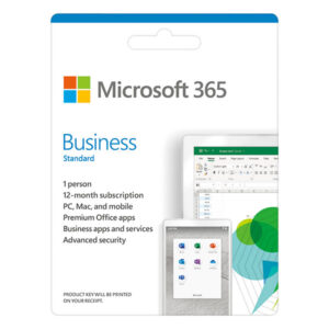 Phần mềm Microsoft 365 Bus Std Retail English P6 1YR (KLQ-00454)