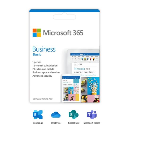 Phần mềm Microsoft 365 Business Basic (1 user - 12 tháng)