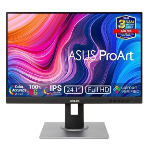 Màn hình Asus ProArt Display PA248QV (Màn đồ họa/ 24.1Inch/ WUXGA (1920 x 1200)/ 75HZ/ 300 cd/m2/ IPS/ Tích hợp Loa)