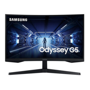 Màn hình Samsung Odyssey G5 LC27G55TQWEXXV (Màn gaming/ Màn cong/ 27.0Inch/ 2K (2560x1440)/ 1ms/ 144Hz/ 250cd/m2)