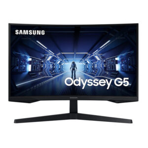 Màn hình Samsung Odyssey G5 LC27G55TQWEXXV (Màn gaming/ Màn cong/ 27.0Inch/ 2K (2560x1440)/ 1ms/ 144Hz/ 250cd/m2)