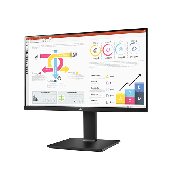 Màn hình LG 24QP750-B (Màn đồ họa/ 23.8Inch/ 2K (2560x1440)/ 5ms/ 75HZ/ 300 cd/m2/ IPS)