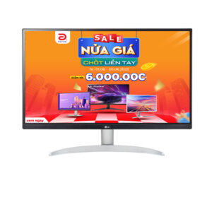 Màn hình LG 27UP600-W (Màn đồ họa/ 27Inch/ 4K (3840x2160)/ 5ms/ 60HZ/ 400cd/m2/ IPS)