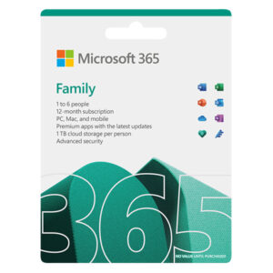 Phần mềm M365 Family English APAC EM Subscr 1YR P8 6GQ-01555
