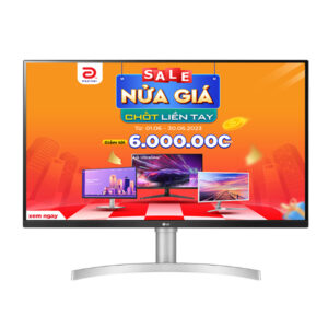 Màn hình LG UltraFine 32UN650-W (Màn đồ họa/ 31.5Inch/ 4K (3840x2160)/ 4ms/ 60HZ/ 350cd/m2/ IPS/ Tích hợp Loa)