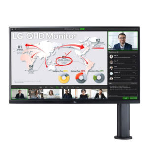 Màn hình LG 32QP880N-B (Màn đồ họa/ 31.5Inch/ 2K (2560x1440)/ 5ms/ 75HZ/ 350cd/m2/ IPS/ Tích hợp Loa)
