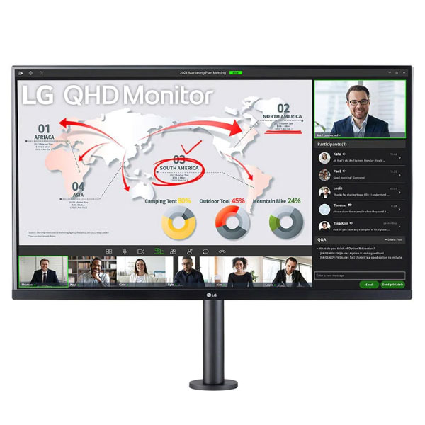 Màn hình LG 32QP880N-B (Màn đồ họa/ 31.5Inch/ 2K (2560x1440)/ 5ms/ 75HZ/ 350cd/m2/ IPS/ Tích hợp Loa)
