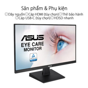 Màn hình Asus VA24ECE (23.8Inch/ Full HD (1920x1080)/ 5ms/ 75HZ/ 250cd/m2/ IPS/ USB Type C)