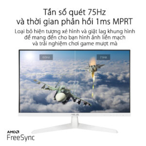 Màn hình Asus VY249HE-W Trắng (23.8Inch/ Full HD (1920x1080)/ 1ms/ 75HZ/ 250cd/m2/ IPS)